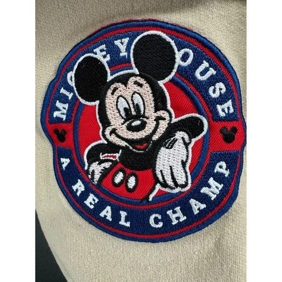 Disney Mickey Mouse "Original Mickey" Tan Crewneck Sweatshirt Size L (12/14) - Picture 6 of 6